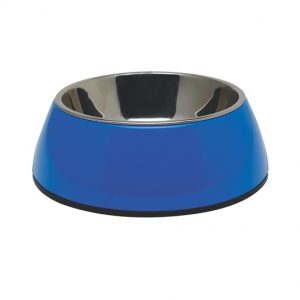 2 in 1 blue dog dish