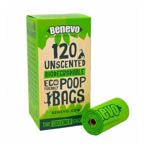 box of poo bags benevo brand