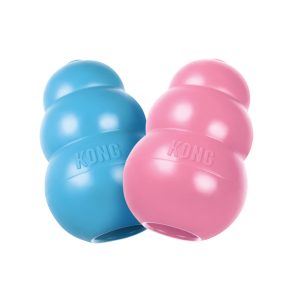 kong puppy dog toys blue and pink